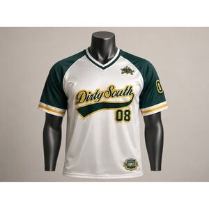 NYC 212 City Series Collection Kansas City 8 Jersey Shirt 3XL Green/Yellow 2003